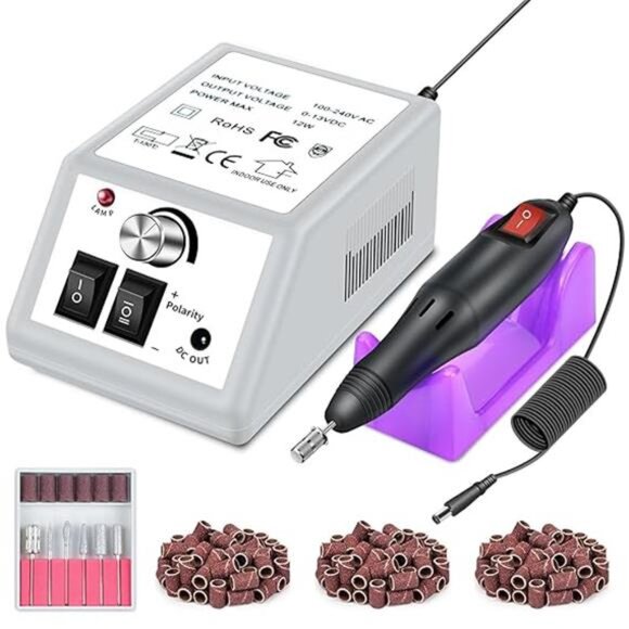 Professional Electric Nail Drill Machine Nails File Electric Nail Drill Kit - Picture 7 of 7